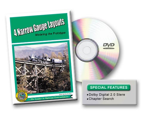 4 Narrow Gauge Layouts - Modeling the Prototype DVD